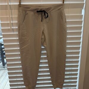 Women's Tan Figs Jogger Pants